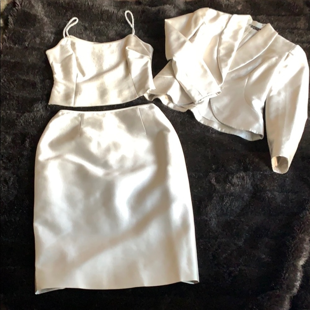 PAMELA DENNIS COUTURE 3 PIECE SUIT - Picture 1 of 8